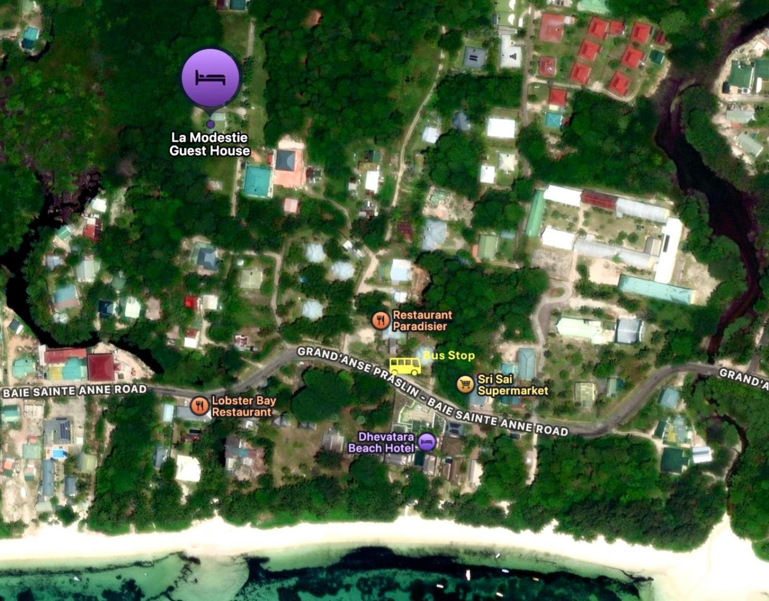 La Modestie Guest House Grand Anse  Eksteriør bilde